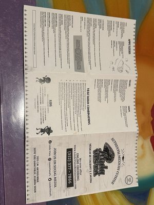 Menu photo 2 Linda Vista Gainesville, FL Menu photo 2 Linda Vista Gainesville, FL