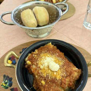 La Lanterna - Lasagna and bread service. Lasagna was amazing! - Italian Near Me - Bellagio, LC La Lanterna - Lasagna and bread service. Lasagna was amazing! - Italian Near Me - Bellagio, LC