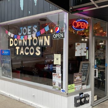 Joe's Downtown Tacos - the outside of the restaurant - Tacos Near Me - Chesterton, Indiana Joe's Downtown Tacos - the outside of the restaurant - Tacos Near Me - Chesterton, Indiana