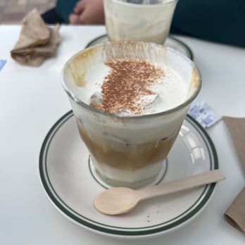 Tot Coffee - Feels Like Home (house cream on top and house milk in the bottom) - Coffee & Tea Near Me - Redondo Beach, California