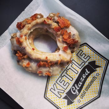Kettle Glazed Doughnuts - Bacon Maple Glazed Blueberry Donut - Donuts Near Me - Hollywood, California Kettle Glazed Doughnuts - Bacon Maple Glazed Blueberry Donut - Donuts Near Me - Hollywood, California