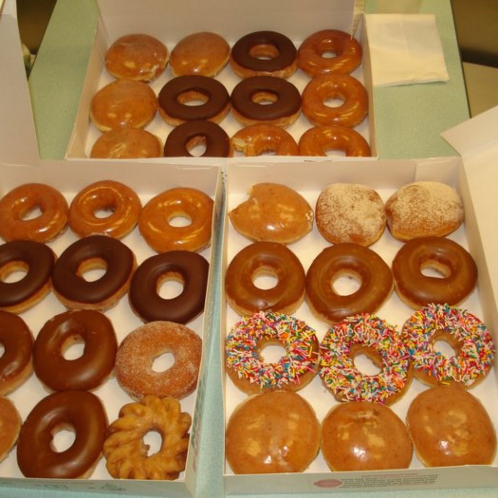 Krispy Kreme - 3 friends. 3 dozen. never again!!! - Donuts Near Me - Mountain View, California Krispy Kreme - 3 friends. 3 dozen. never again!!! - Donuts Near Me - Mountain View, California