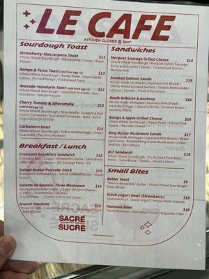 Menu photo 1 SACRÉ SUCRÉ Baltimore, MD