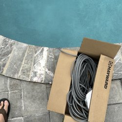 Fiesta Pool and Spa - Bluehaven dropped of this light and left it on the end he of our pool for months. Fiesta finished the job, correctly.