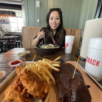 The Cookshack - Enjoying our meal together. - Chicken Shop Near Me - Houston, Texas
