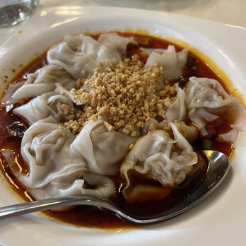 Szechuan Village - Wontons in chili oil - Asian Fusion Near Me - Chapel Hill, North Carolina Szechuan Village - Wontons in chili oil - Asian Fusion Near Me - Chapel Hill, North Carolina