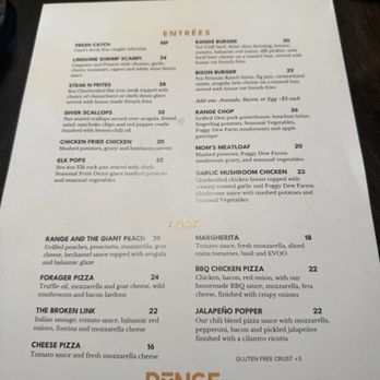 Range - Menu - New American Near Me - Sacramento, California Range - Menu - New American Near Me - Sacramento, California