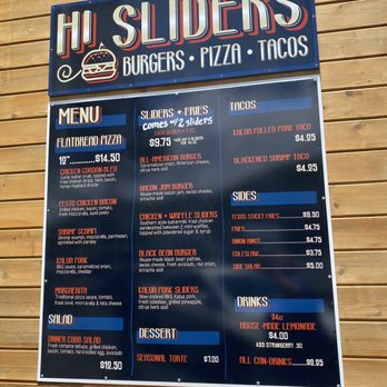 HI Sliders - Menu 5-18-21 - Food Trucks Near Me - Mililani, Hawaii