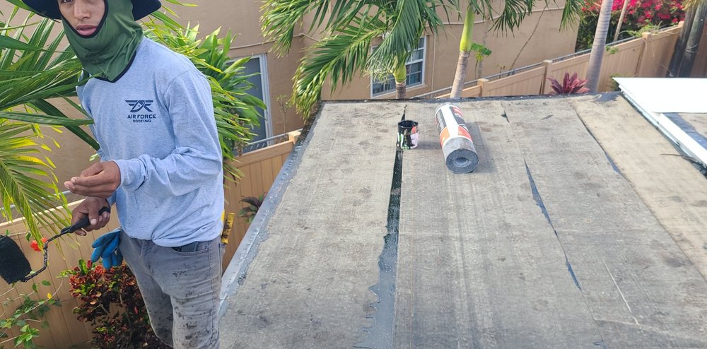 Slide of Air Force Roofing