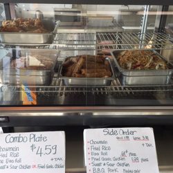 Country Market - Chinese food deli is awesome. The egg rolls the best I have ever had in my life. And the garlic chicken is awesome.