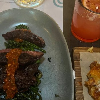 Manhattan Beach Post - Skirt steak and broccolini - New American Near Me - Manhattan Beach, California