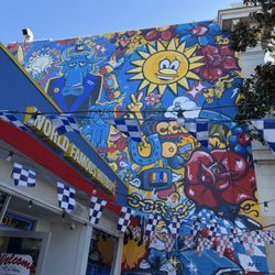 World Famous Hotboys - Mural outside