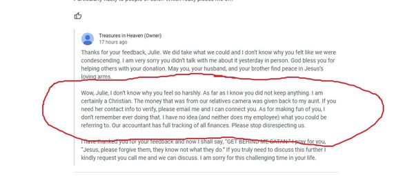 Treasures in Heaven by null