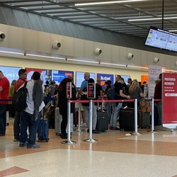 Budget Rent a Car - TERRIBLE! Customers waiting in line for over an hour. No lines at Enterprise, Alamo, or National rental cars.