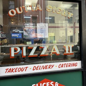 Outta Sight Pizza - Window Display of Slices - Pizza Near Me - San Francisco, California