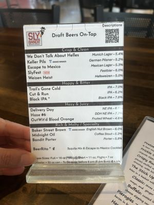 Menu photo 2 Sly Bandit Brewing Company Wilton, CT Menu photo 2 Sly Bandit Brewing Company Wilton, CT