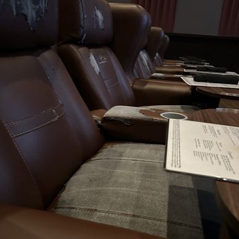 CMX CinéBistro Waverly Place - Seats in need of repair - Cinema Near Me - Cary, North Carolina CMX CinéBistro Waverly Place - Seats in need of repair - Cinema Near Me - Cary, North Carolina