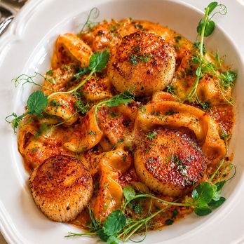 Buona Forchetta - Pasta w lobster and scallops - Italian Near Me - Newport Beach, California