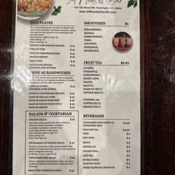 54 Noodles Bar - Menu (back side)