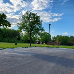 Doogan Park - Expansive parking lot and grounds