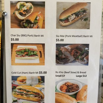 Chau Bakery - Banh mi menu - Bakeries Near Me - Dorchester, Massachusetts Chau Bakery - Banh mi menu - Bakeries Near Me - Dorchester, Massachusetts