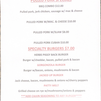 Herb's Place - Menu - Food Trucks Near Me - Norwalk, Connecticut