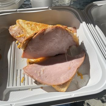 Cafe 126 - Uncooked ham in my sandwich. - Breakfast & Brunch Near Me - Ventura, California Cafe 126 - Uncooked ham in my sandwich. - Breakfast & Brunch Near Me - Ventura, California