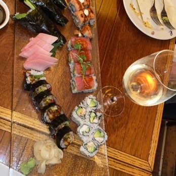 Lure Fishbar - Hand roll and other various rolls - Seafood Near Me - New York, New York