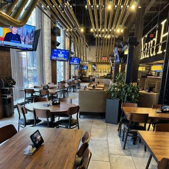 Yard House - Seating area - New American Near Me - New York, New York Yard House - Seating area - New American Near Me - New York, New York