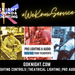 Knight Sound & Lighting - We offer free phone support and field service across the USA and beyond.