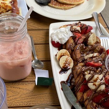 Mex Cocina Cafe - Strawberry banana Nutella French toast - Desserts Near Me - Burbank, California Mex Cocina Cafe - Strawberry banana Nutella French toast - Desserts Near Me - Burbank, California