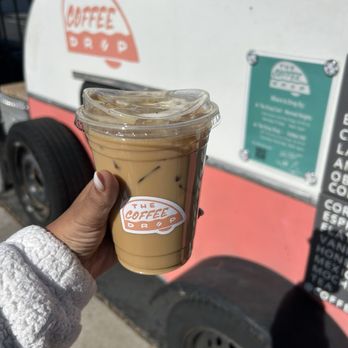 The Coffee Drop - Orange brown sugar latte - iced. Made with oat milk - Coffee & Tea Near Me - San Diego, California The Coffee Drop - Orange brown sugar latte - iced. Made with oat milk - Coffee & Tea Near Me - San Diego, California