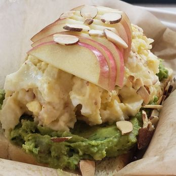 Lemon Tree Cafe - Potato & Egg Avocado Toast (with extra potato & egg) - Breakfast & Brunch Near Me - Rancho Cucamonga, California