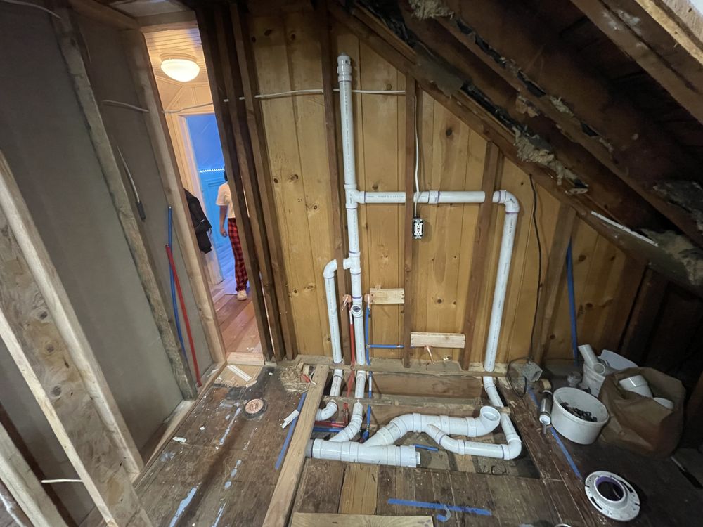 Slide of K’Sanchez plumbing