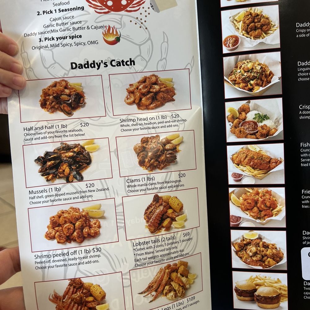 Boil Daddy - Menu as of June 3, 2023 - Cajun/Creole Near Me - Stanton, California