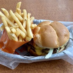 A & W Family Restaurant - Double papa burger w/ fries