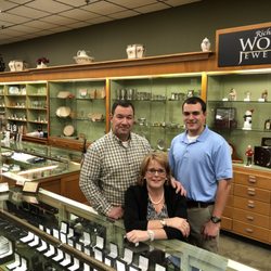 Richard J Wobby Jewelers - Paul and Mary Jane with their son Josh, the second and third generations of this family-owned business.