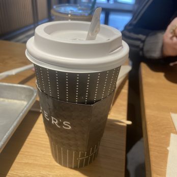 Zucker’s - Cappuccino with Almond Milk. Very average - Bagels Near Me - New York, New York