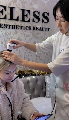 Advanced Scalp Spa Treatment - Our advanced head spa treatment targets skin rejuvenation and hair health, combining modern technology with expert technique for visible, lasting results.
