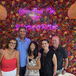 Accent wall and my family Accent wall and my family