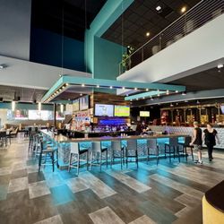 B Social Bowling - The bar area