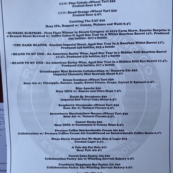 Rotunda Restaurant & Brewery - To-go beer menu - Mexican Near Me - Annville, Pennsylvania