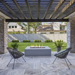 Your Texas Patio - Beautiful fireplace using the finest and smoothest stucco