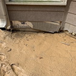 Faulting equipment used so they recked my siding!