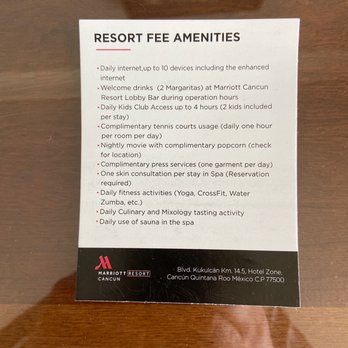 Marriott Cancun Resort - What you get - Hotels Near Me - Cancún, ROO