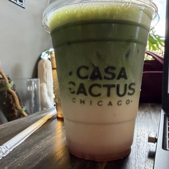 Casa Cactus - Strawberry oat matcha - Coffee & Tea Near Me - Chicago, Illinois Casa Cactus - Strawberry oat matcha - Coffee & Tea Near Me - Chicago, Illinois