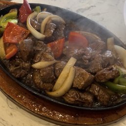 Beef Shaken on sizzling hot plate