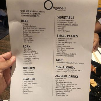 Ohgane - Menu - Korean Near Me - Concord, California Ohgane - Menu - Korean Near Me - Concord, California