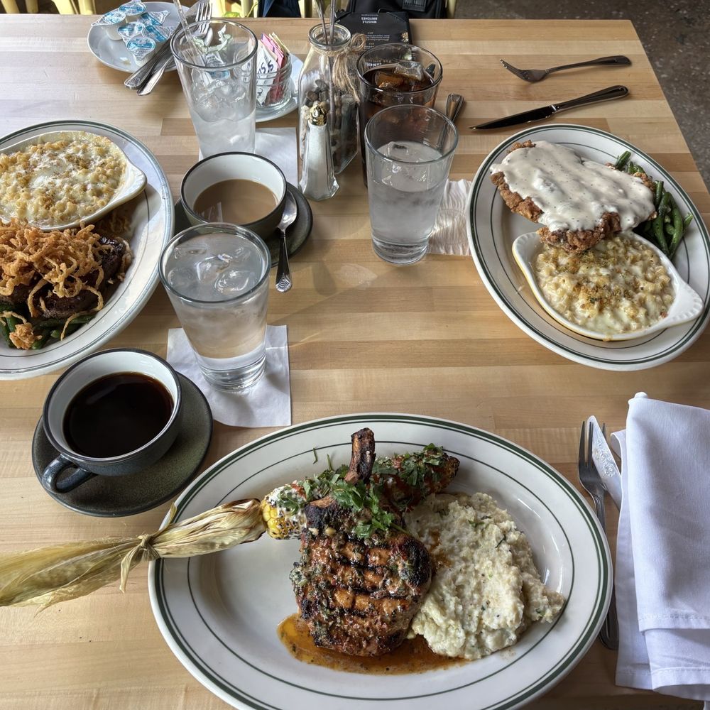 Ma's Meatloaf C F S Cream Corn Jalapeño Skillet Cornbread Ditalini Mac & Cheese Ma's Meatloaf C F S Cream Corn Jalapeño Skillet Cornbread Ditalini Mac & Cheese