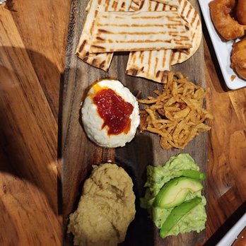 BRU Burger Bar - Cincinnati - Mediterranean platter - Burgers Near Me - Cincinnati, Ohio BRU Burger Bar - Cincinnati - Mediterranean platter - Burgers Near Me - Cincinnati, Ohio
